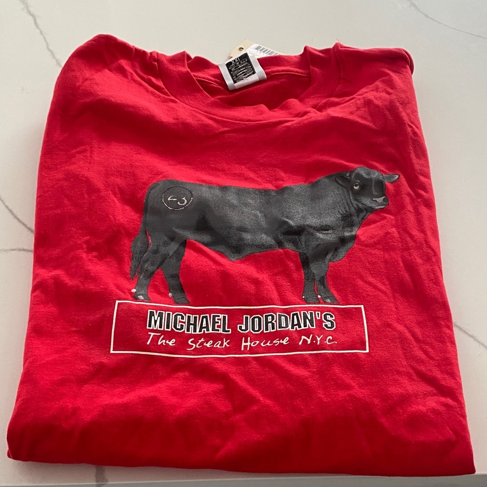 Michael Jordan's Steak House Red T-Shirt